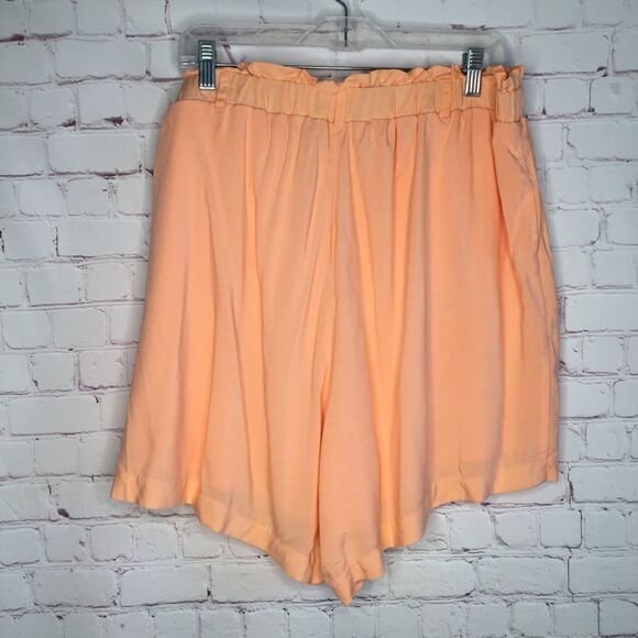 TORRID PULL ON SHORTS WOMEN'S SIZE 1 (1X). PEACH CHILLS LINED - Picture 10 of 11